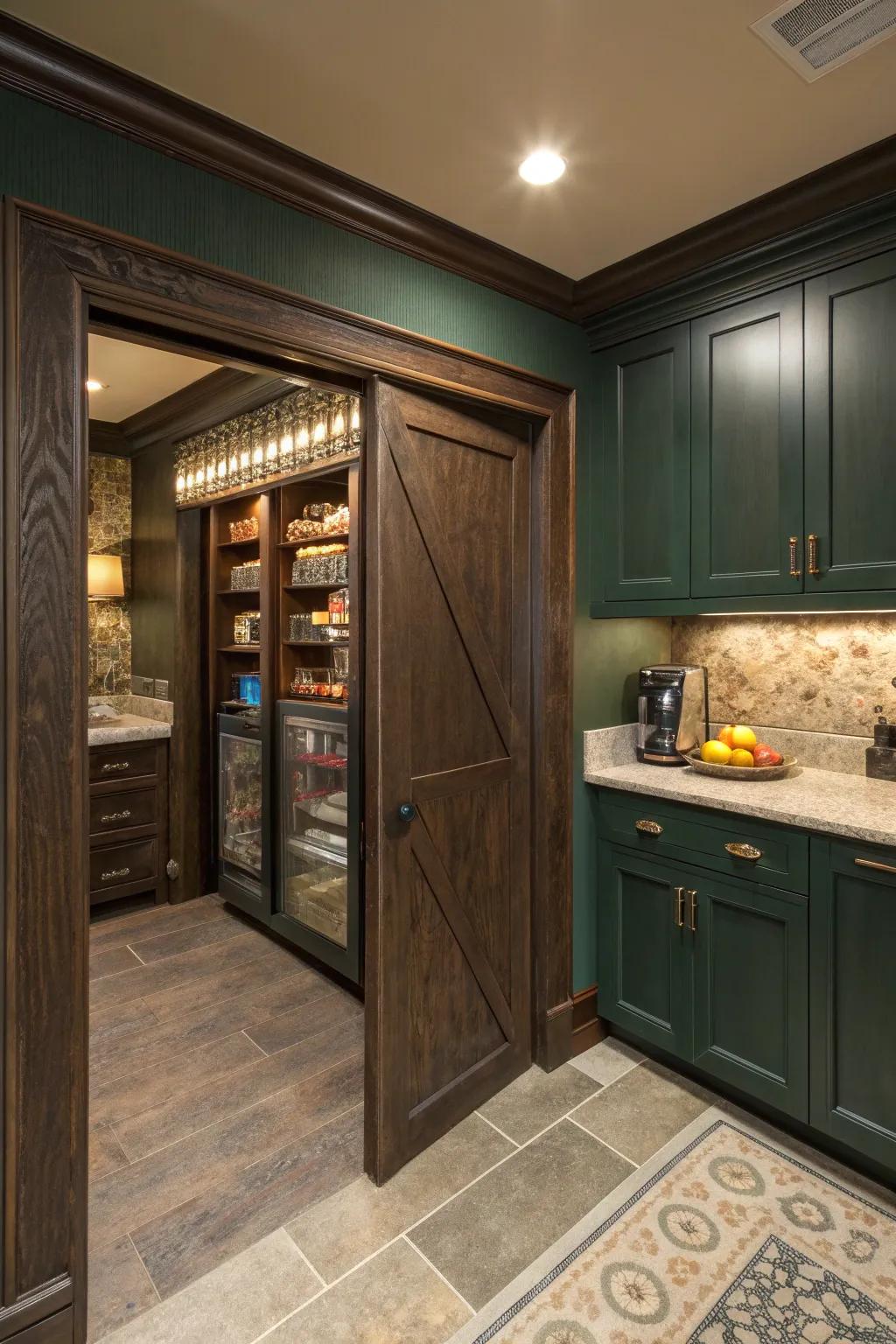 Keep your snack stash hidden and organized with a clever pantry solution.