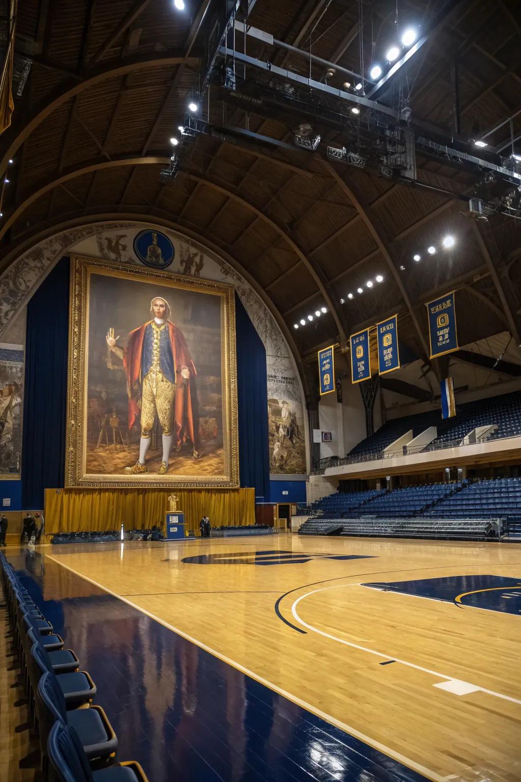 Add depth to your court with historical themes that spark conversation and reflection.