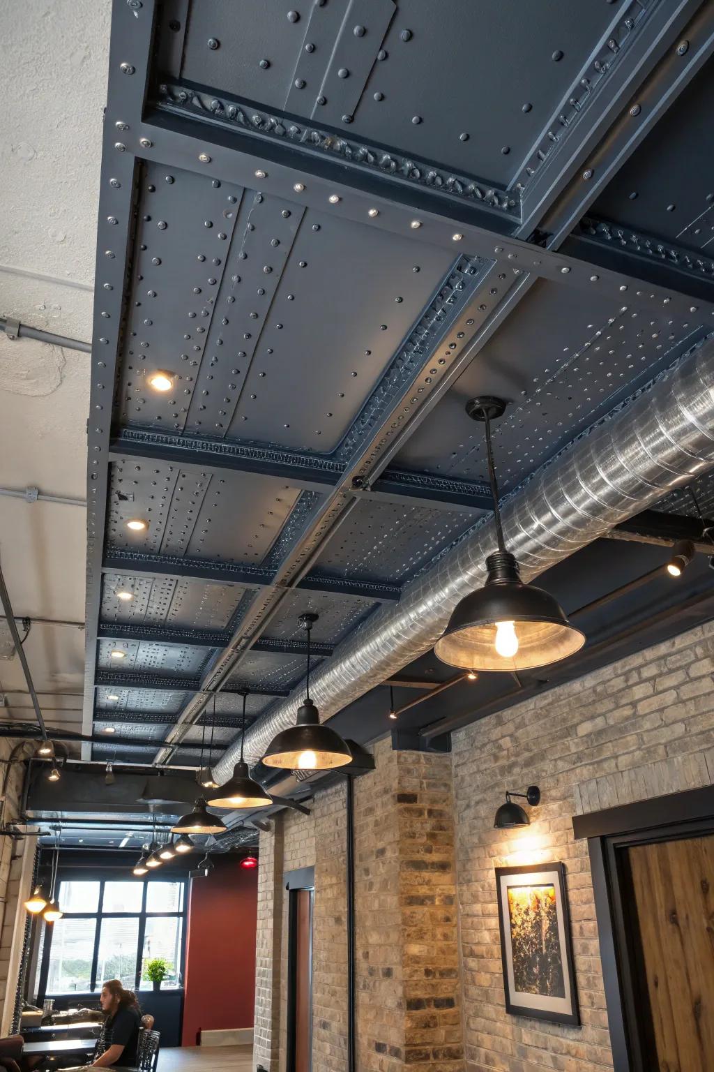 Metal soffits bring an industrial edge to your home, combining style with durability.