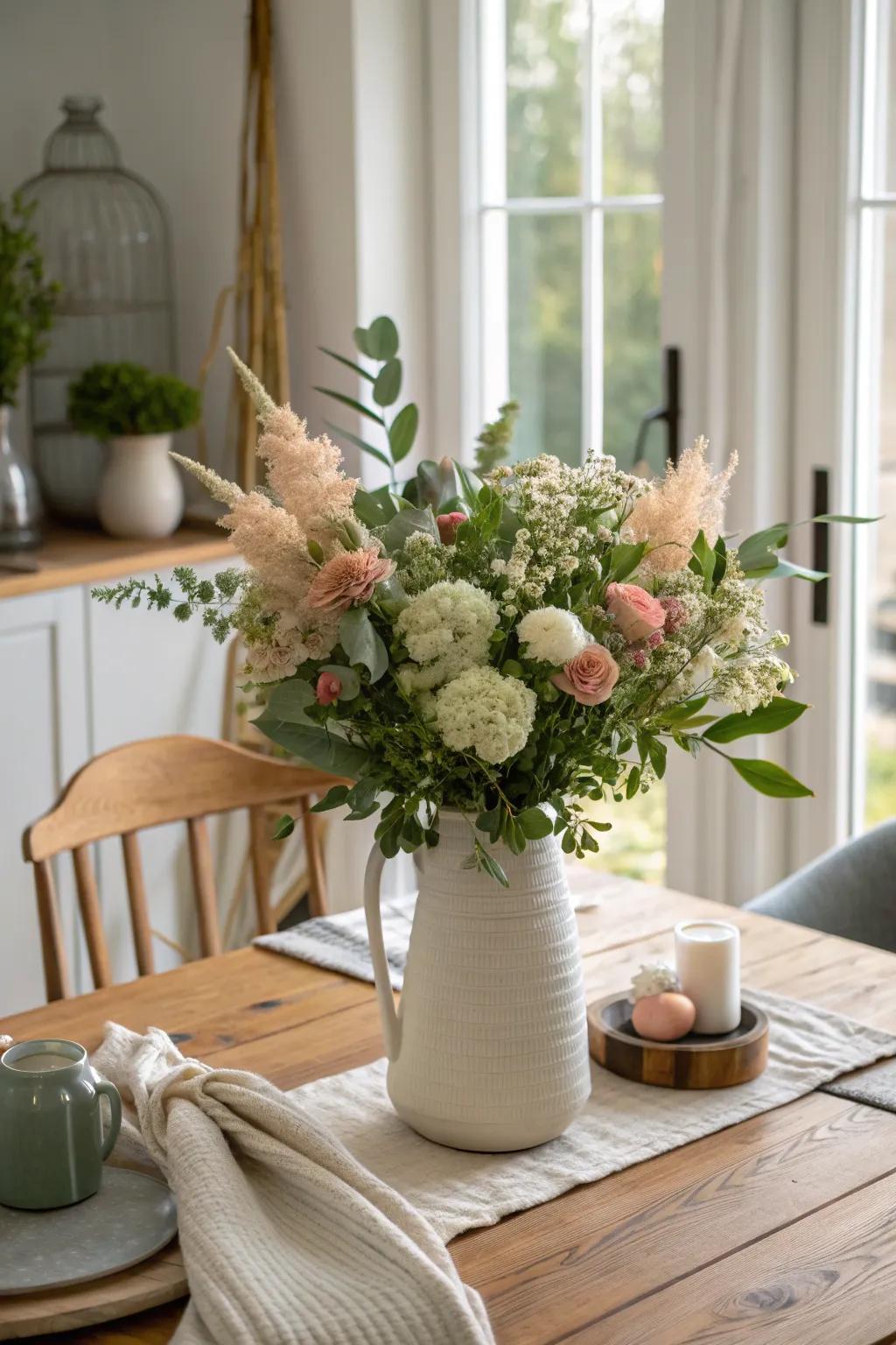 Nature-inspired decor brings freshness and vitality to your home.