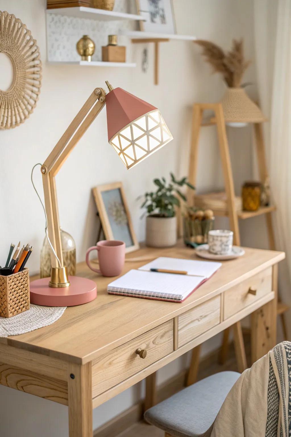 Make your workspace uniquely yours with decorative desk lights. 🎨 #DecorativeLights #PersonalStyle