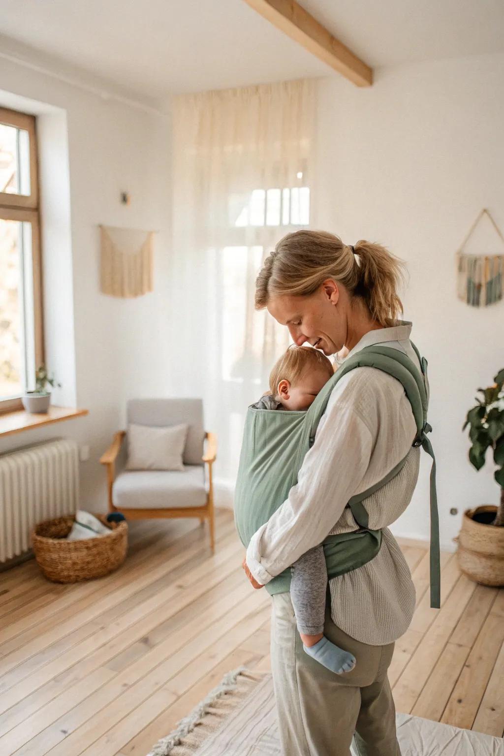 Stay close while staying hands-free with a stylish carrier.