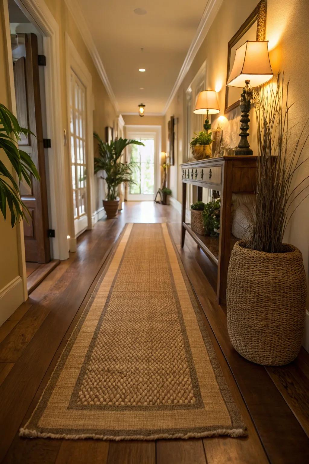 Enhance safety and comfort with rug pads or tape.