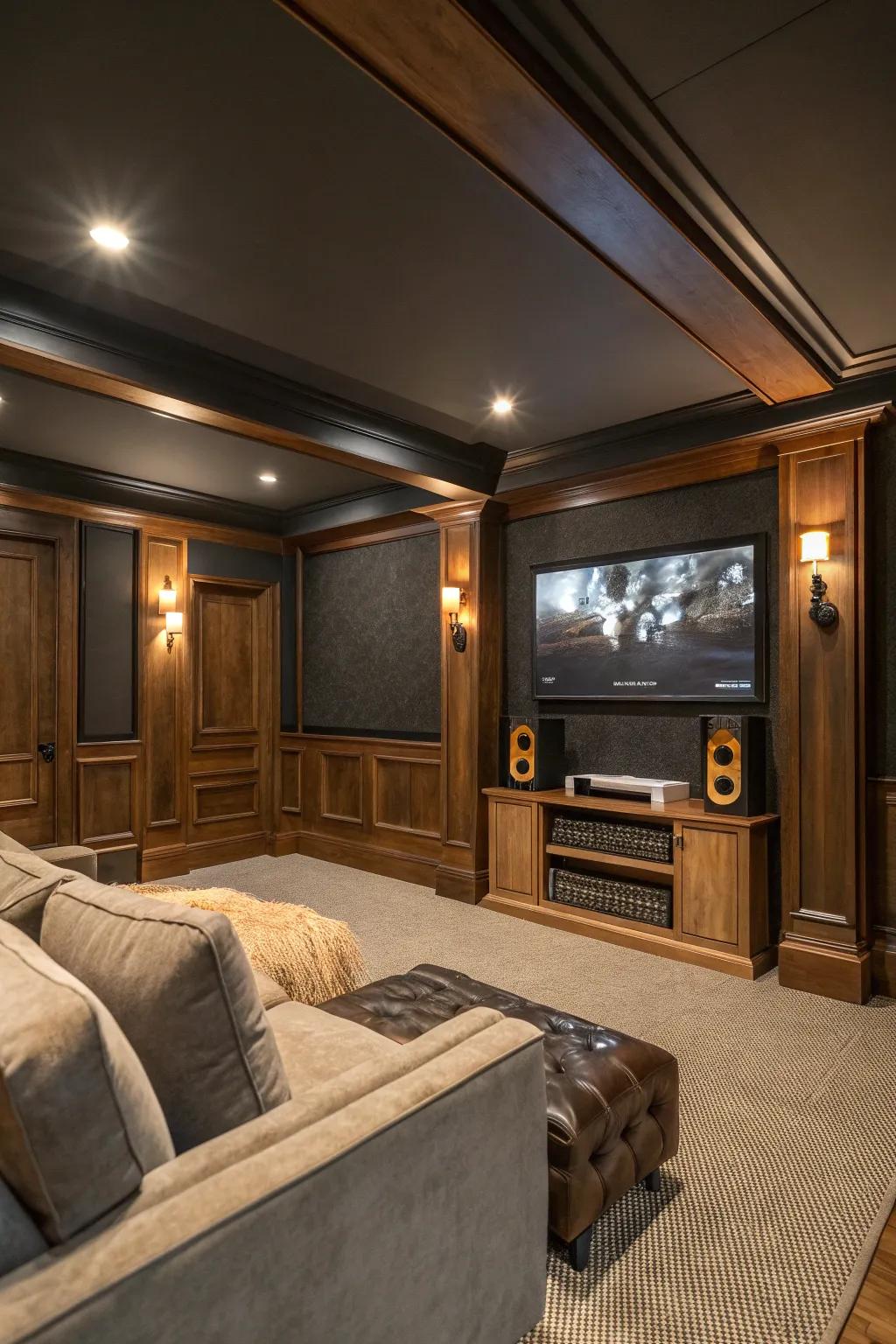 Experience sound that envelopes you without the clutter of visible speakers.