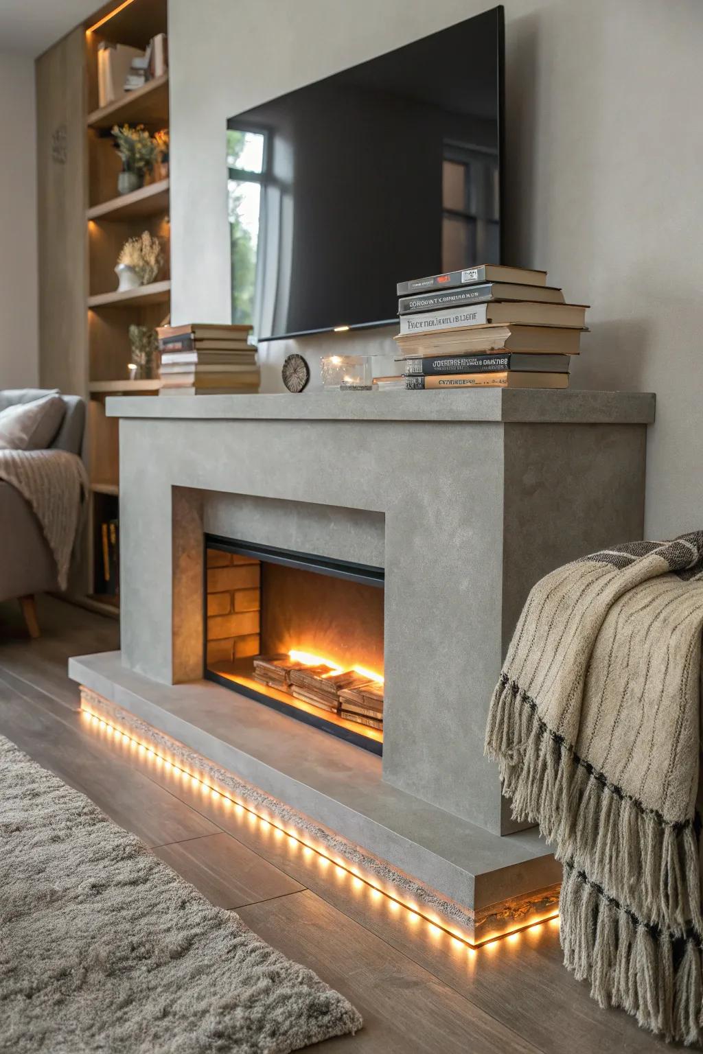 Light up your space with mantels that combine design and technology.