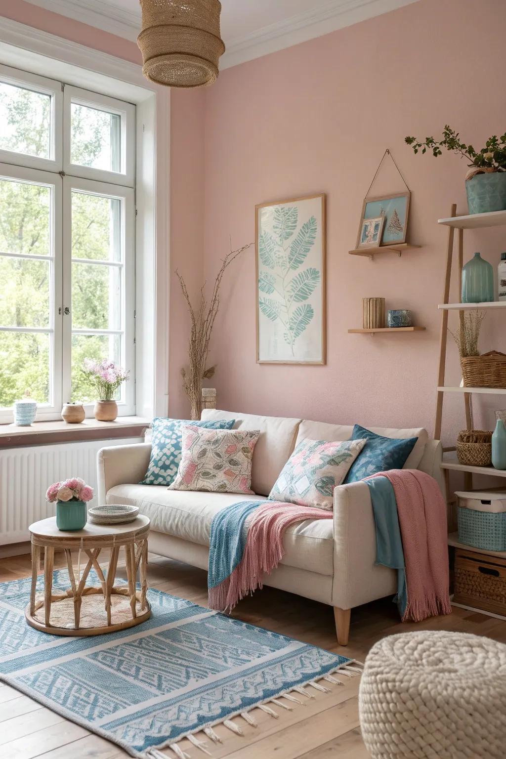 Eclectic style lets your personality shine through bold color and pattern combinations.