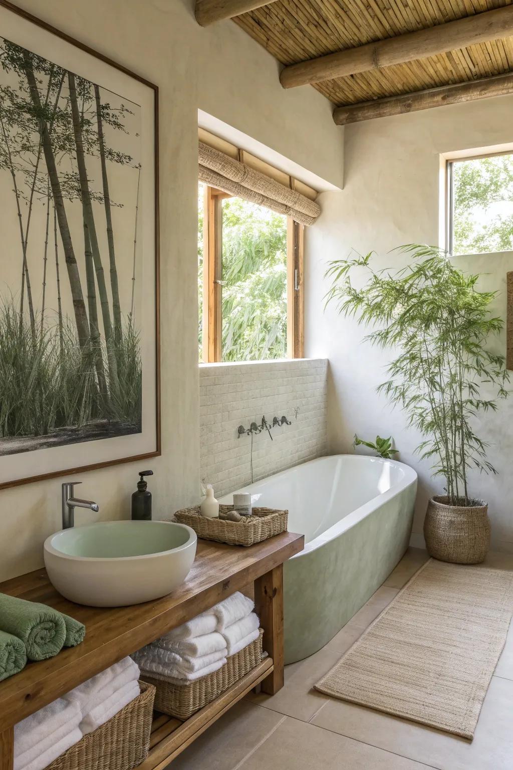 Artful simplicity transforms your bathroom into a tranquil escape.