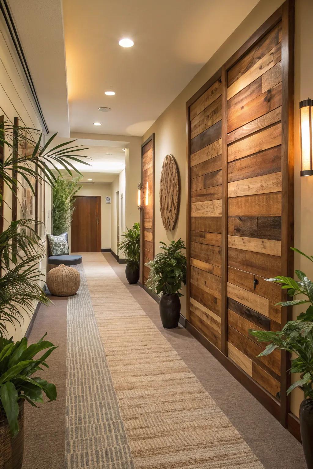 Express your creativity with personalized wood plank wall art.