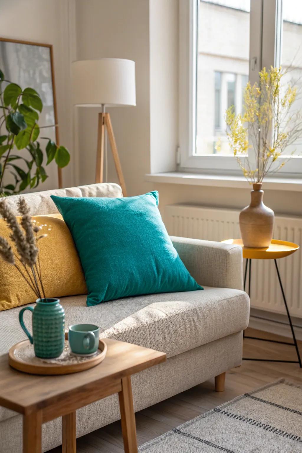 Add a splash of personality with bold color accents that energize and enliven your space.