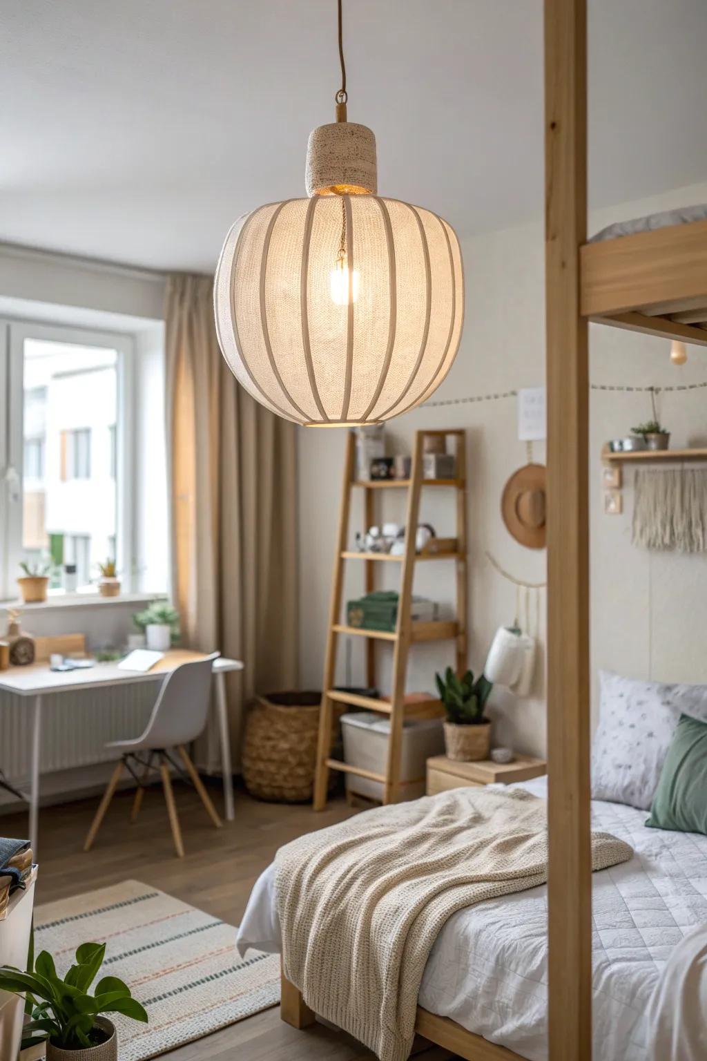 Introduce elegance with a single pendant light that stands out.