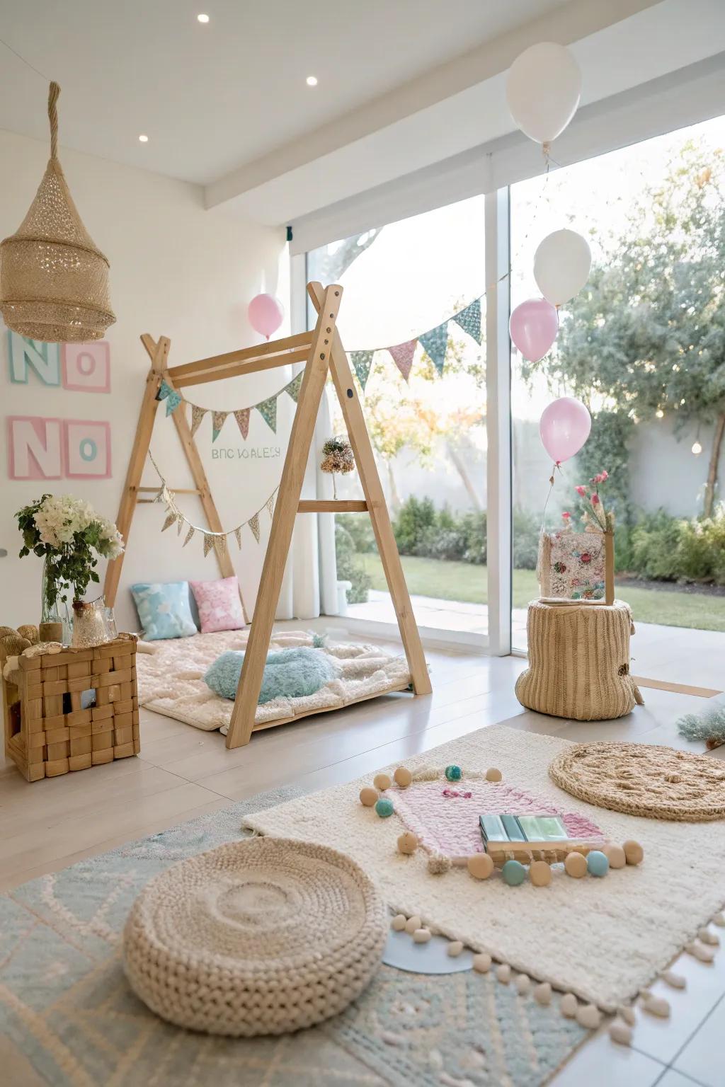 Keep the fun going with interactive play areas that captivate young imaginations.