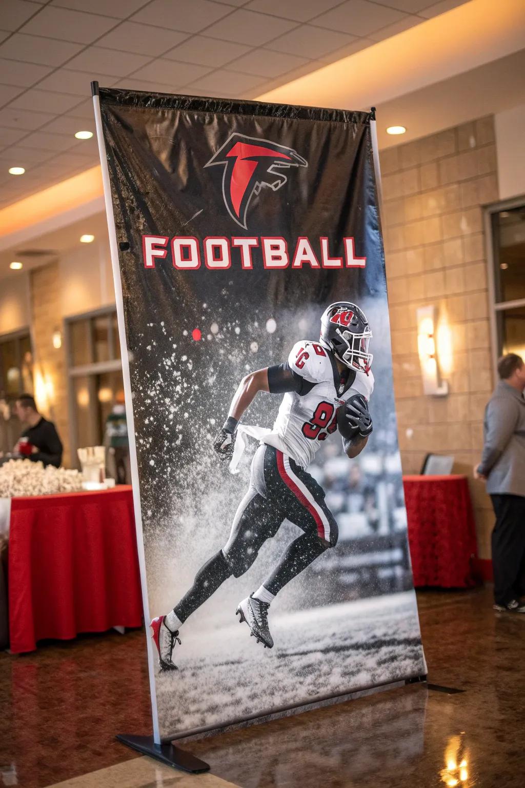 Express your fandom with a customizable poster that reflects your team's identity.