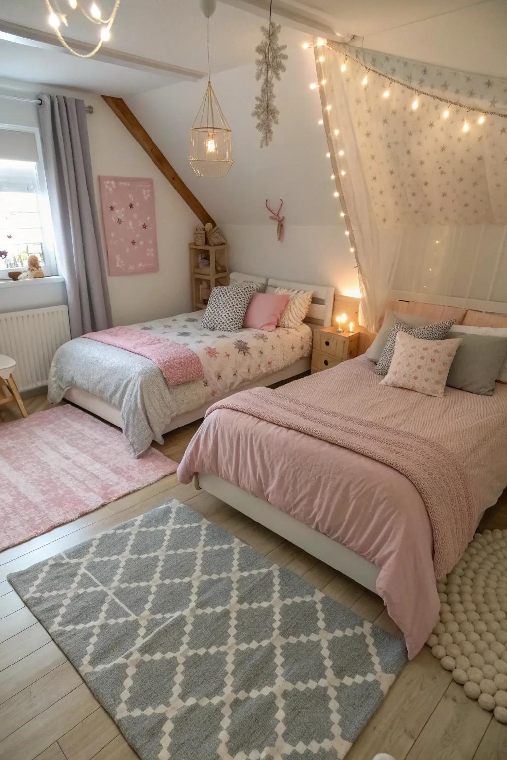 An L-shaped layout maximizes space and enhances flow. 🔄 #RoomLayout #SpaceMaximization