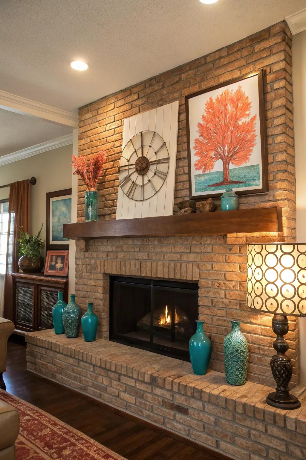 Brick mantels bring timeless charm and durability to any home.