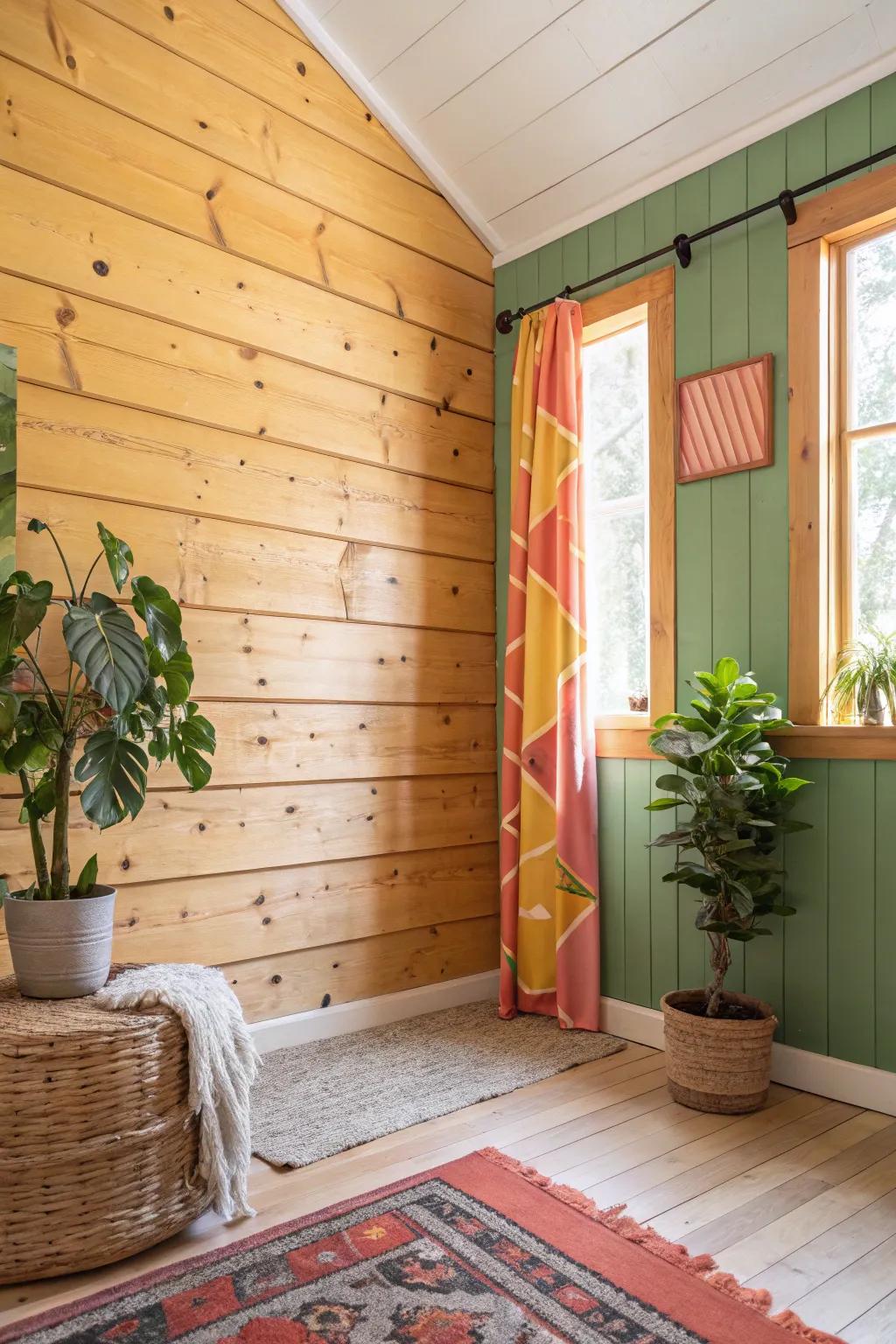 Sage green walls bring a fresh, calming aura to your home.