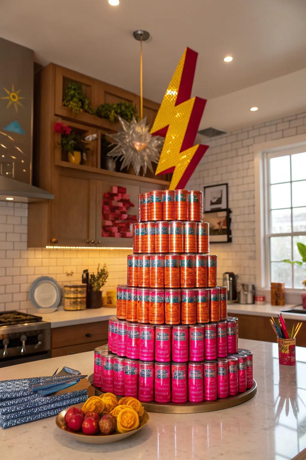 Transform the mundane into the extraordinary with canned goods art. 🥫 #KitchenVibes #ArtInspiration