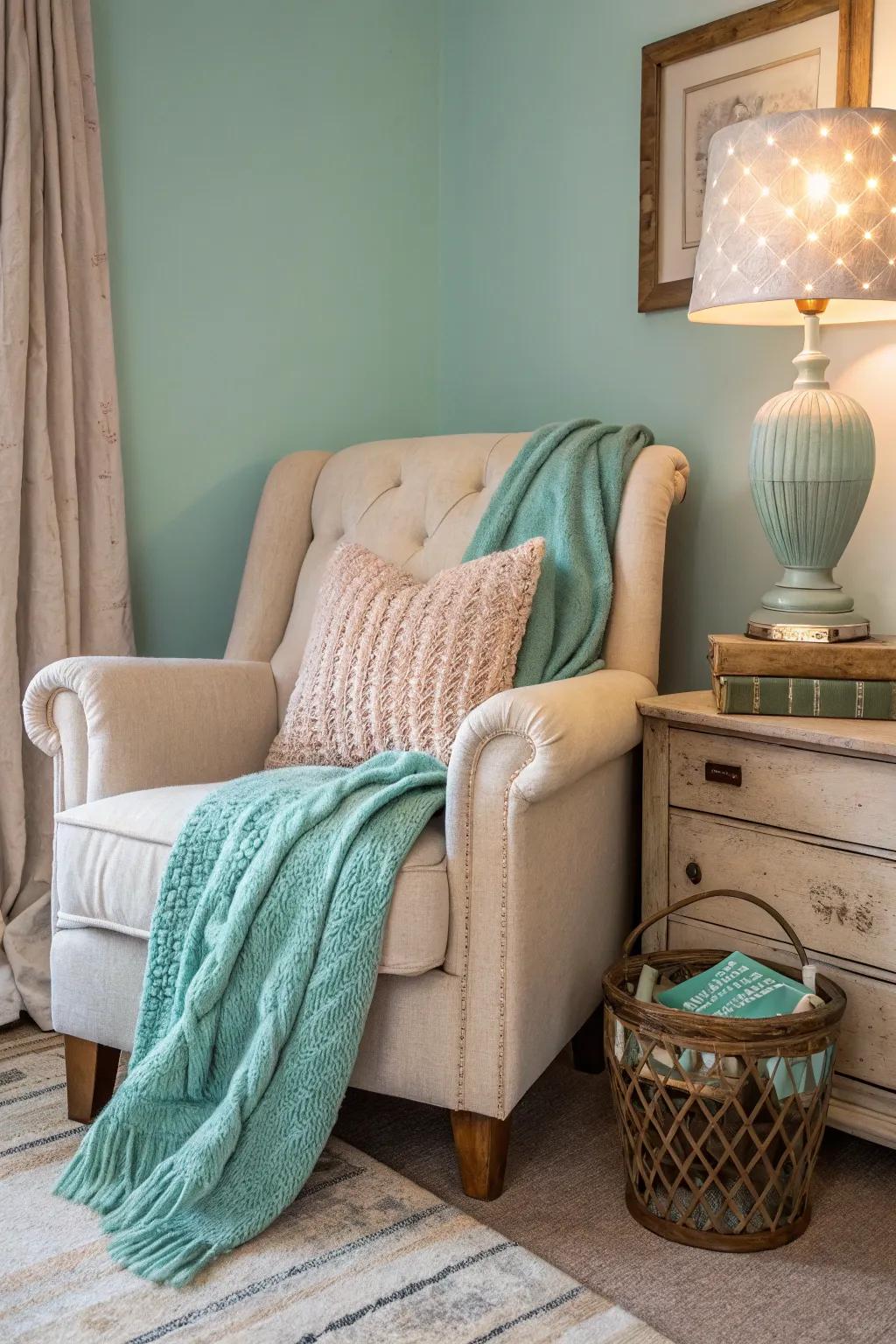 Achieve serenity with a harmonious color palette that soothes the senses.