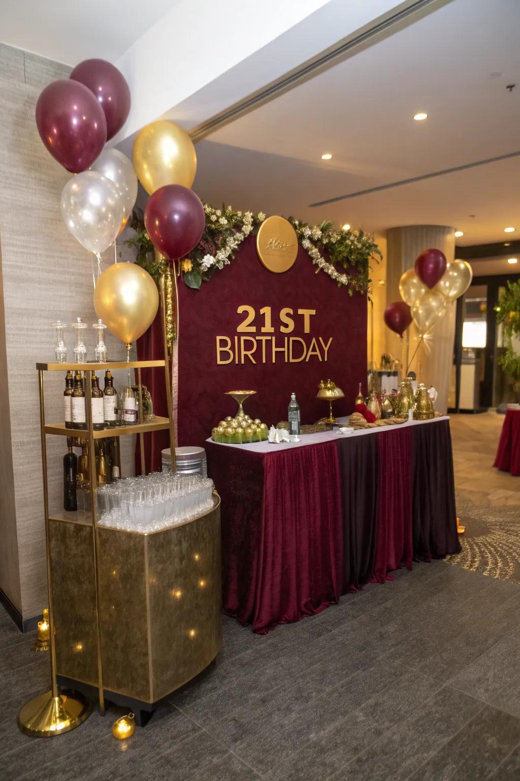 Cheers to creativity with a DIY drink station where guests can craft their own perfect beverages. 🍹 #DrinkStation #MixologyFun