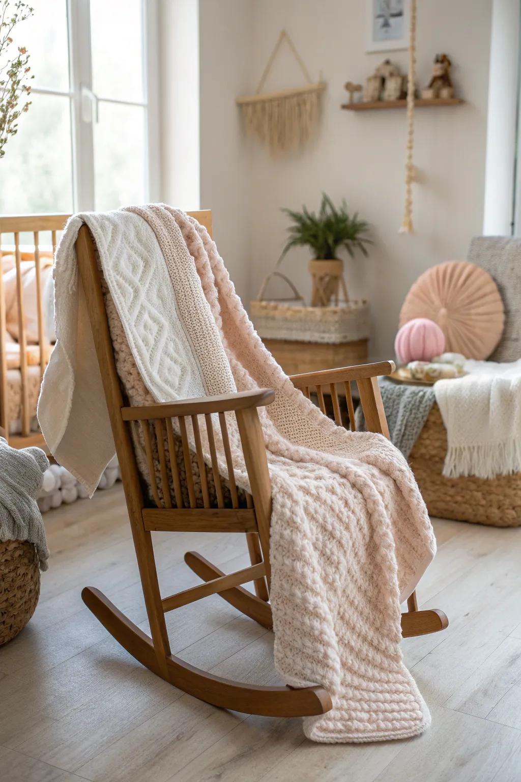 Snuggle up with a luxury baby blanket that offers warmth and comfort, perfect for cozying up this Christmas. 🌟 #SoftAndSnuggly #WarmthAndLove