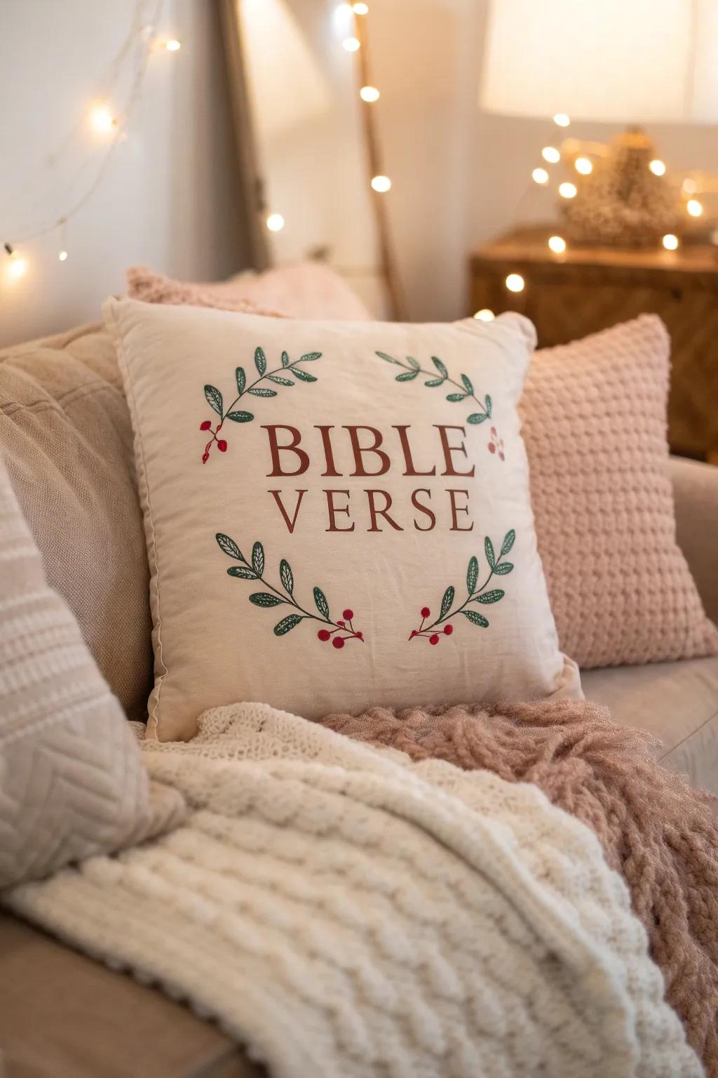 Wrap yourself in comfort and inspiration with verse-embroidered textiles. 🛋️ #TextileArt #CozyLiving