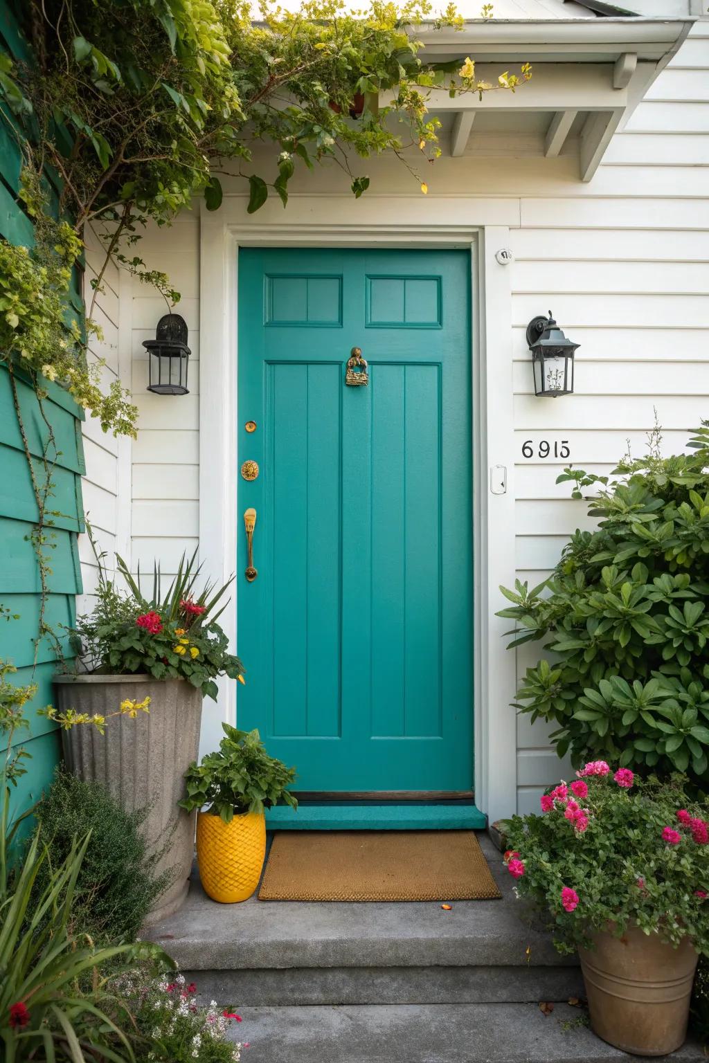 Make a statement with a bold door that invites and inspires.