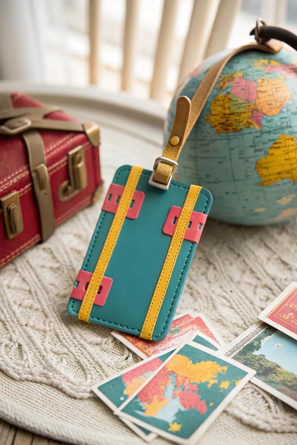 Travel the world from your dorm with tags that inspire adventure. ✈️ #TravelLovers #DormStyle