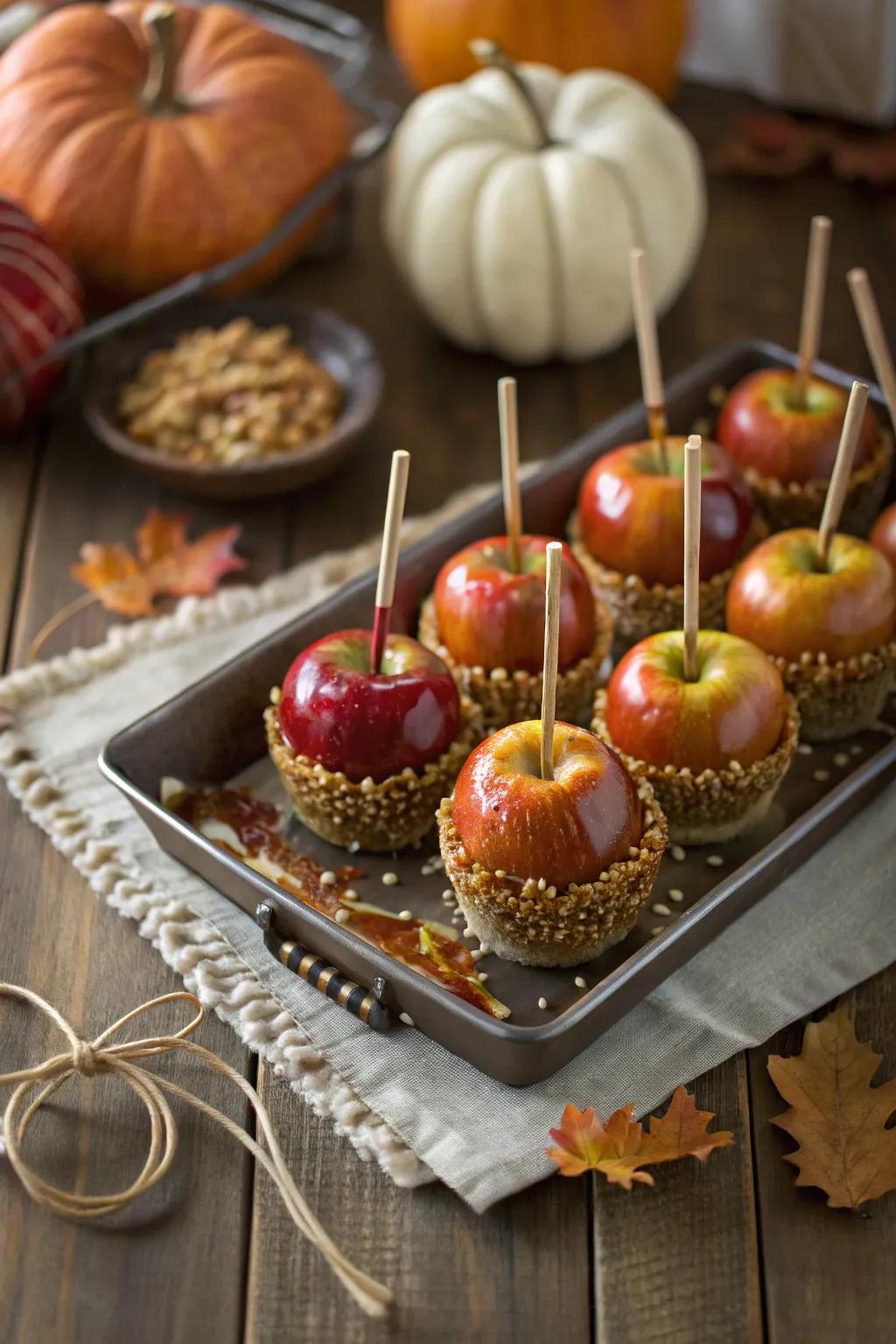 Celebrate the season with apple-themed treats that delight every guest.