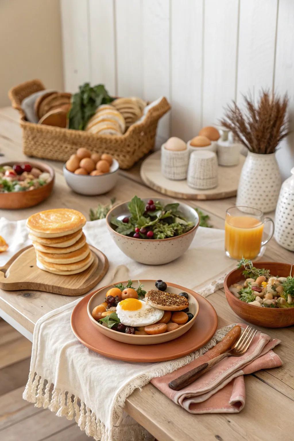 Enjoy a leisurely morning with a brunch buffet that offers something for everyone. 🥞🍳 #BrunchVibes #MorningFeast