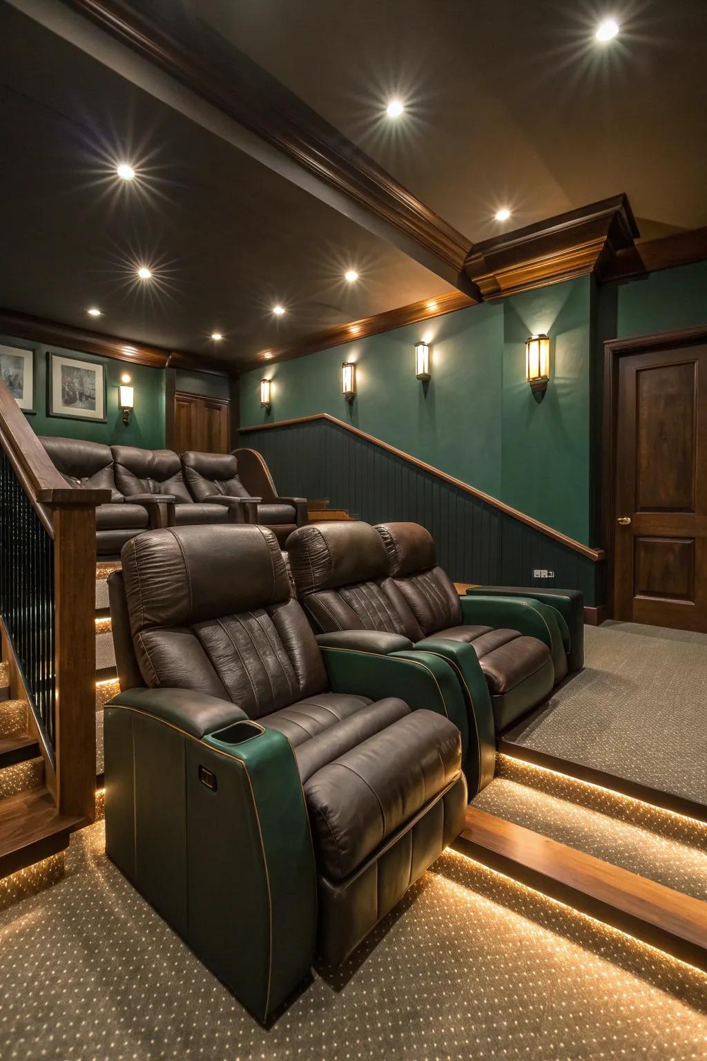 Enhance safety and style with guiding lights that illuminate your path. 🌟 #HomeSafety #InteriorDesign