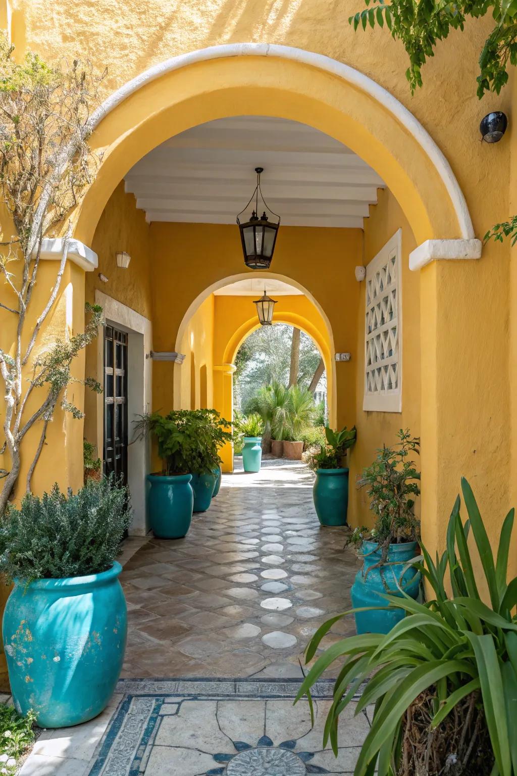 Achieve timeless elegance with neutral painted arches that complement any decor.