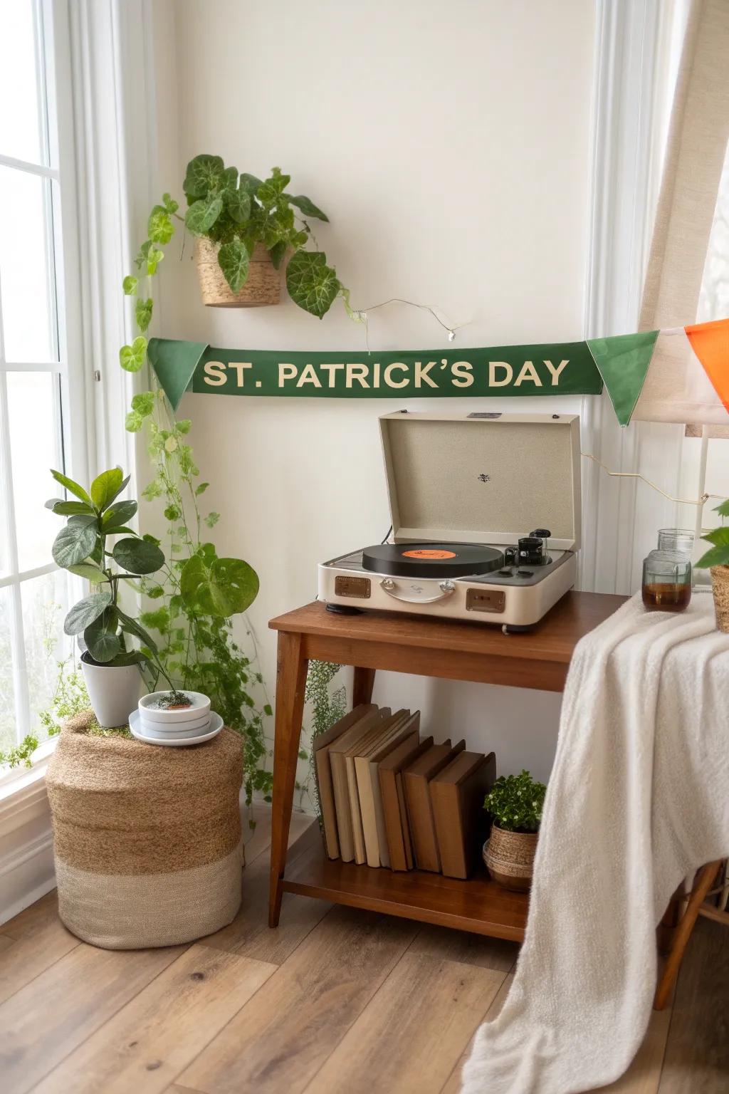 Set the mood with an Irish music playlist that gets everyone in the festive spirit. 🎶🎵 #IrishTunes #PartyVibes