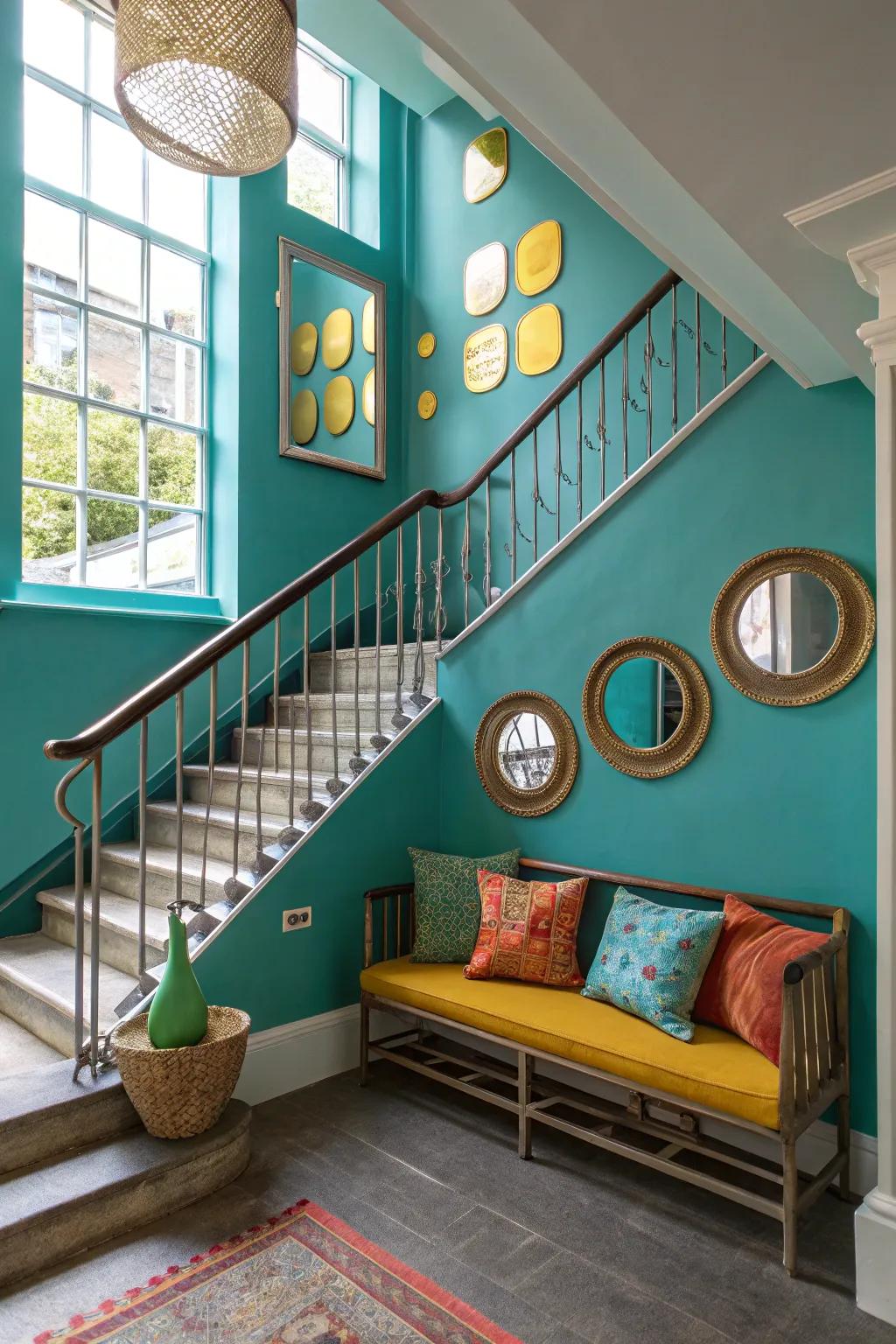 Mirrors create light and space, enhancing your decor. 🪞 #MirrorMagic #HomeEnhancement