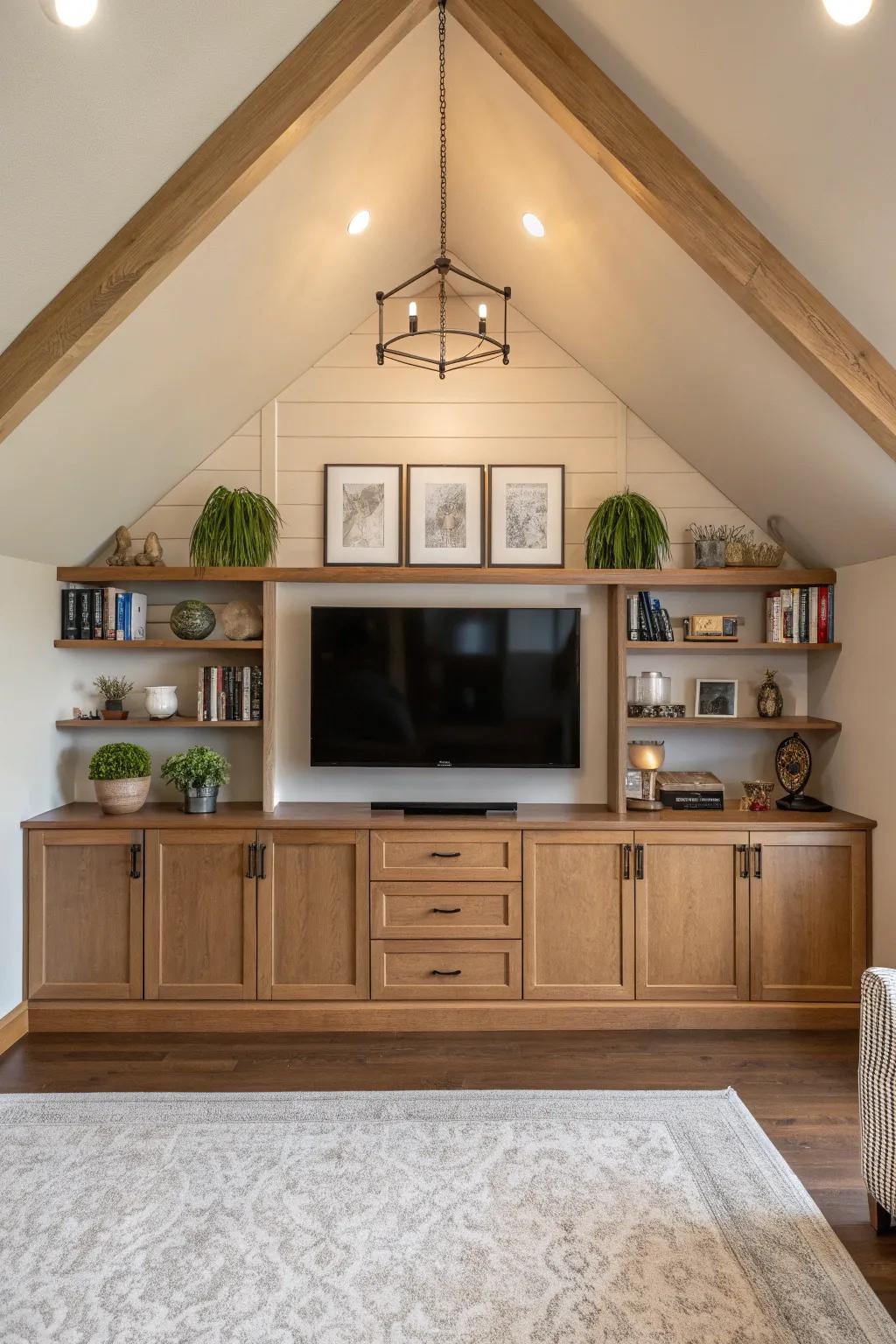 Floating cabinets keep your space tidy and stylish, offering storage with a modern edge. 🗄️ #StorageSolutions #ModernLiving