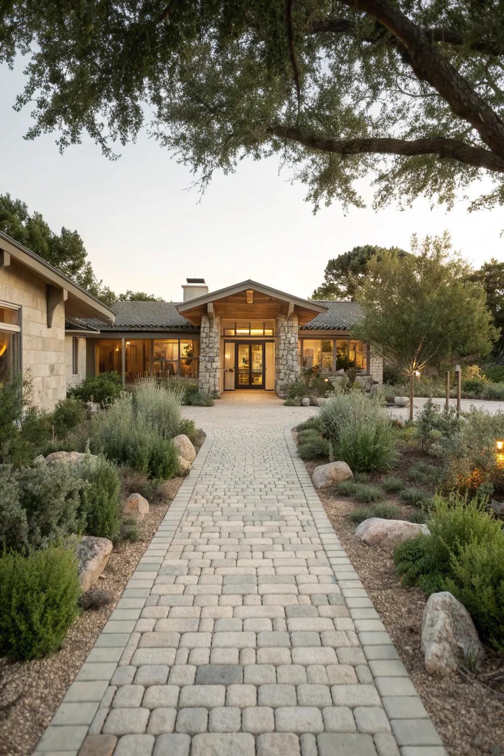 Choose sustainability with permeable pavers that merge beauty with eco-conscious design. 🌍 #EcoFriendly #SustainableLiving