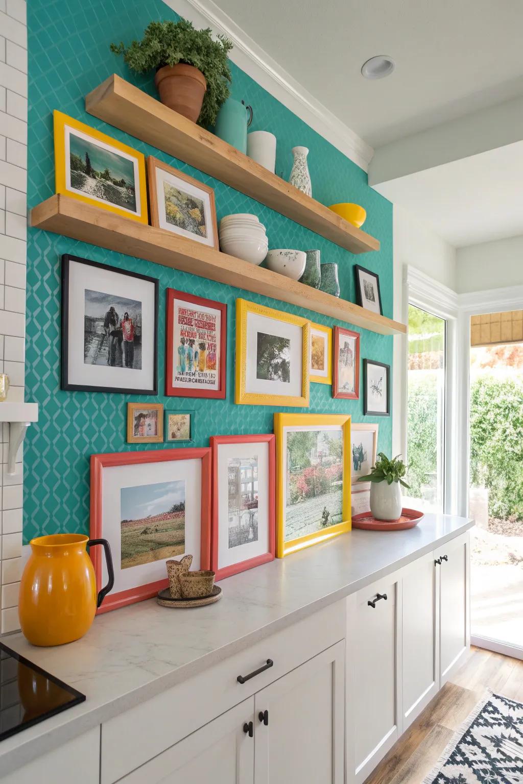 Personalize your space with a gallery wall that tells your family's story. 🖼️ #GalleryWall #HomeStory