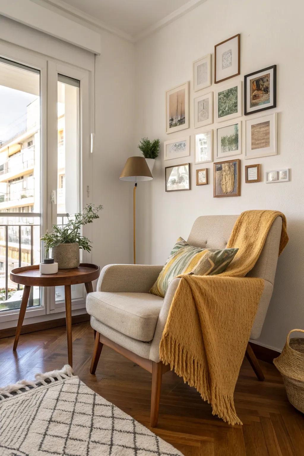 Embrace eclectic decor to celebrate diverse tastes and add a unique flair to your apartment.