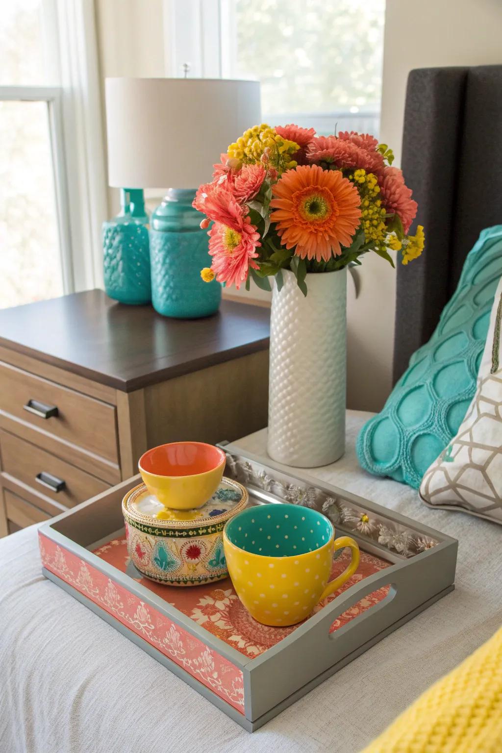 A well-styled nightstand is both functional and beautiful. ✨ #NightstandGoals #BedroomStyling