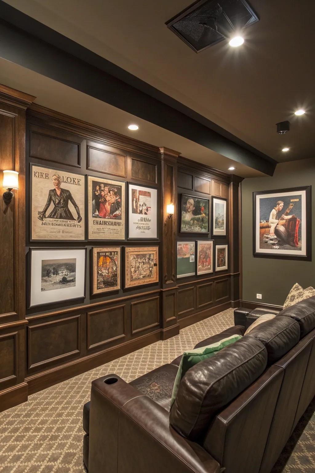 Transform your walls with a DIY gallery wall showcasing your favorite art.