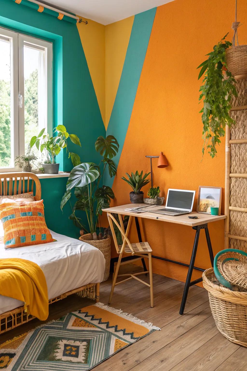 Sustainably chic: An eco-friendly desk that speaks to the earth-conscious decorator. 🌿 #EcoFriendly #SustainableLiving