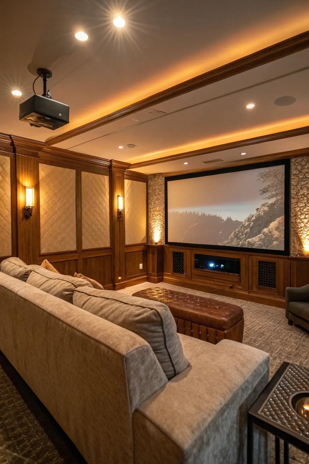 Enhance your viewing comfort with bias lighting behind the screen.