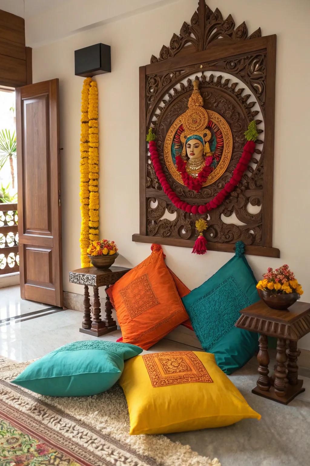 Let traditional art pieces tell a story of culture and heritage.