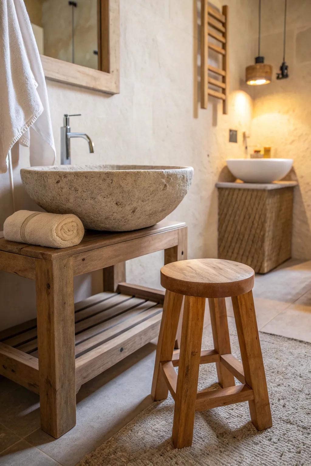 Engage your senses with textures that invite touch and tranquility. #TextureDesign #CalmSpace