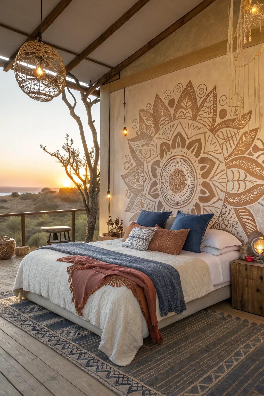 Transform your space with a captivating wall mural that tells a story.