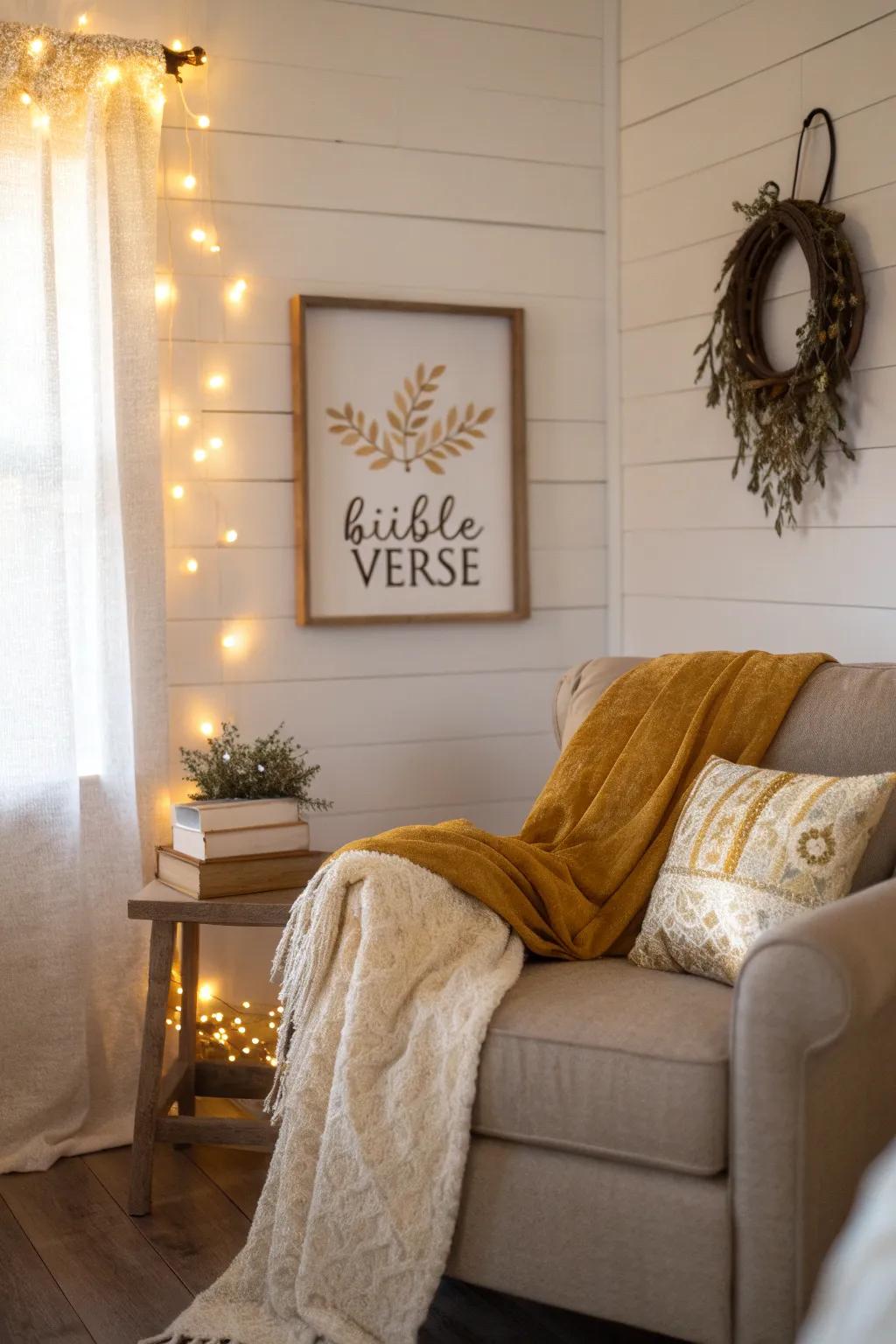 Refresh your walls with easy-to-apply verse decals. #WallDecals #BedroomInspiration