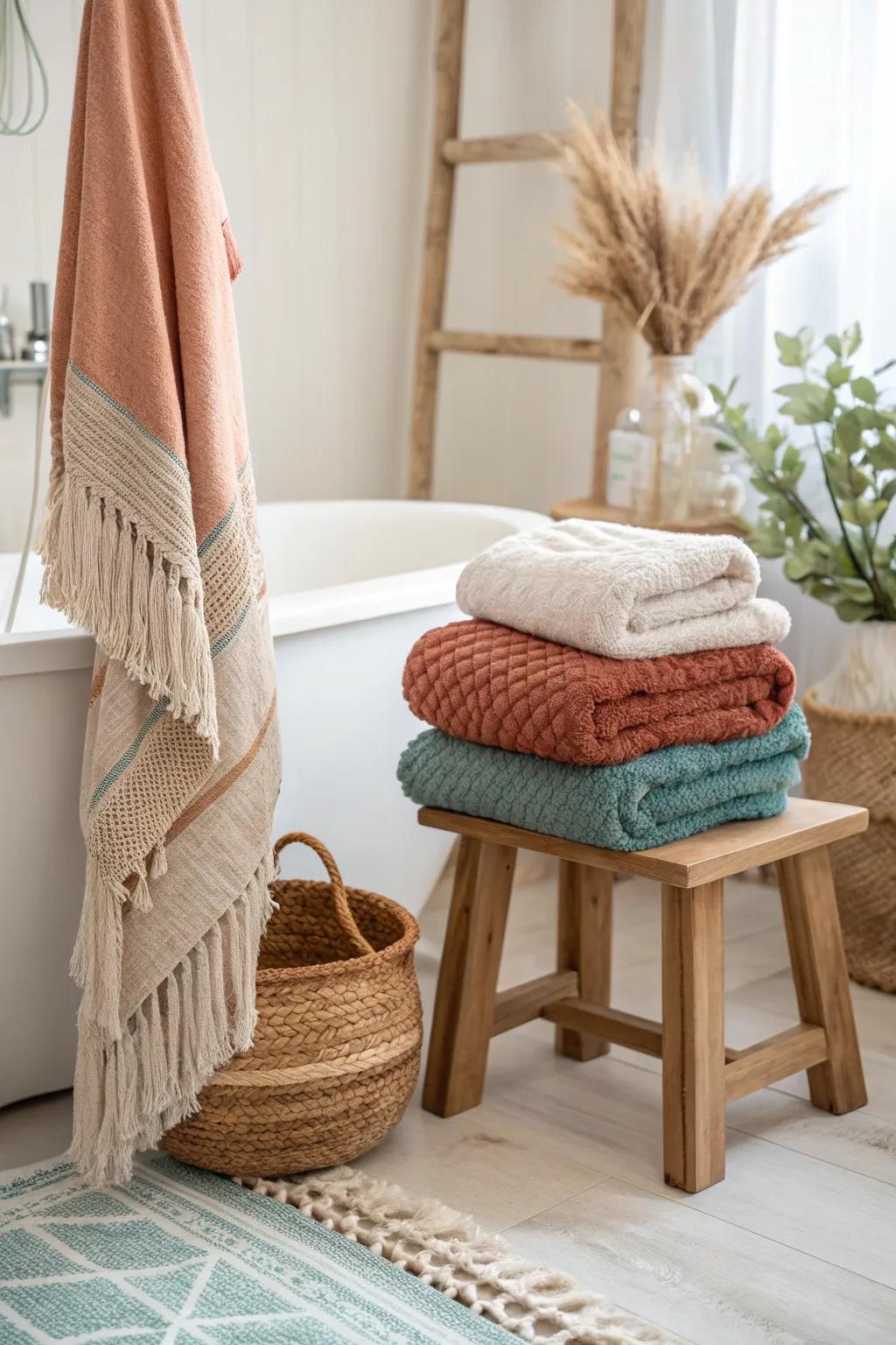 Mix and match for a tapestry of textures that feels as good as it looks.