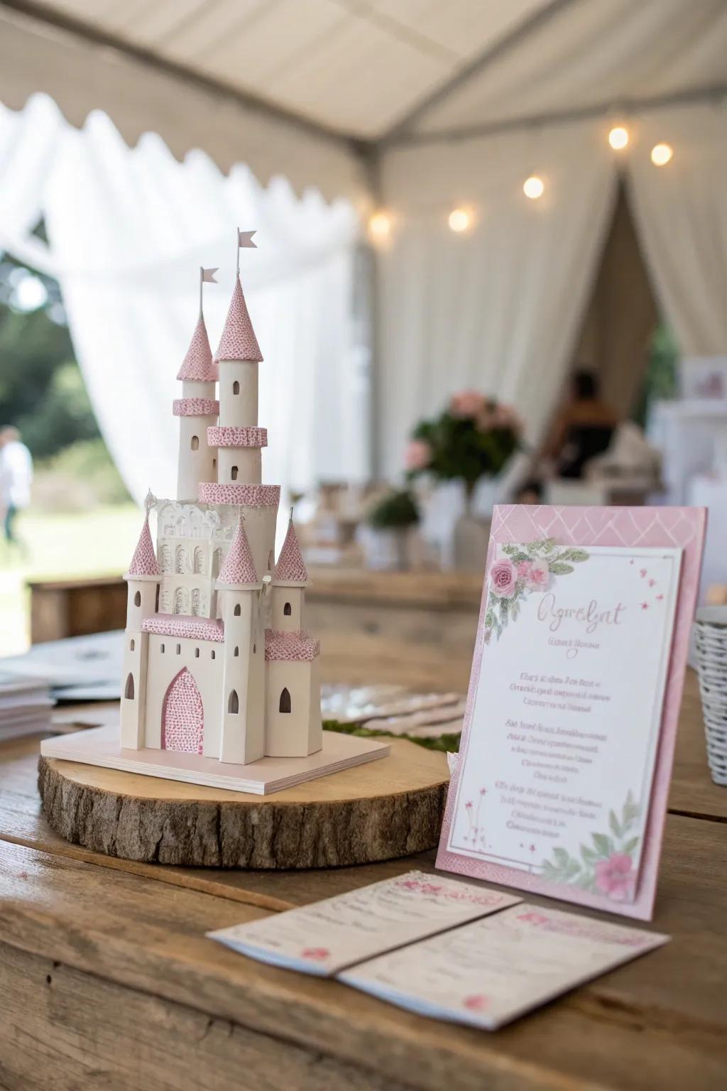 Invite guests to a magical kingdom with fairytale castle invitations.
