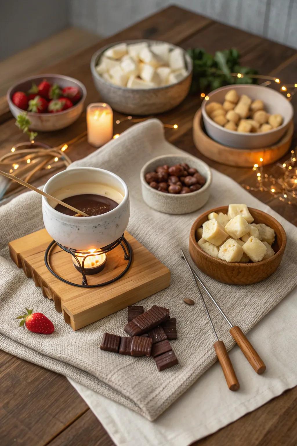 Indulge in a fondue night that warms the heart and delights the palate.