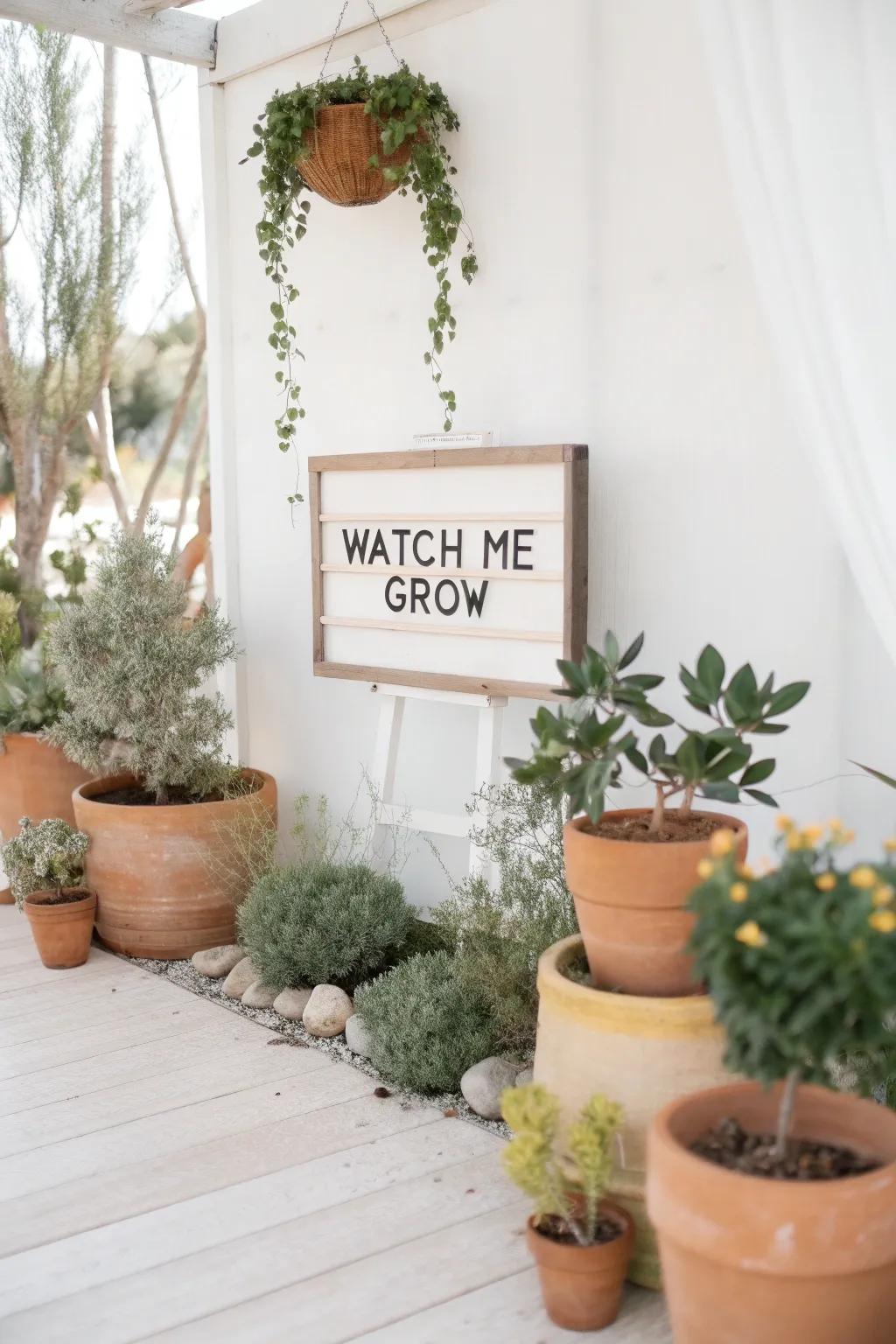 Celebrate the beauty of nature with signs that inspire and amuse.