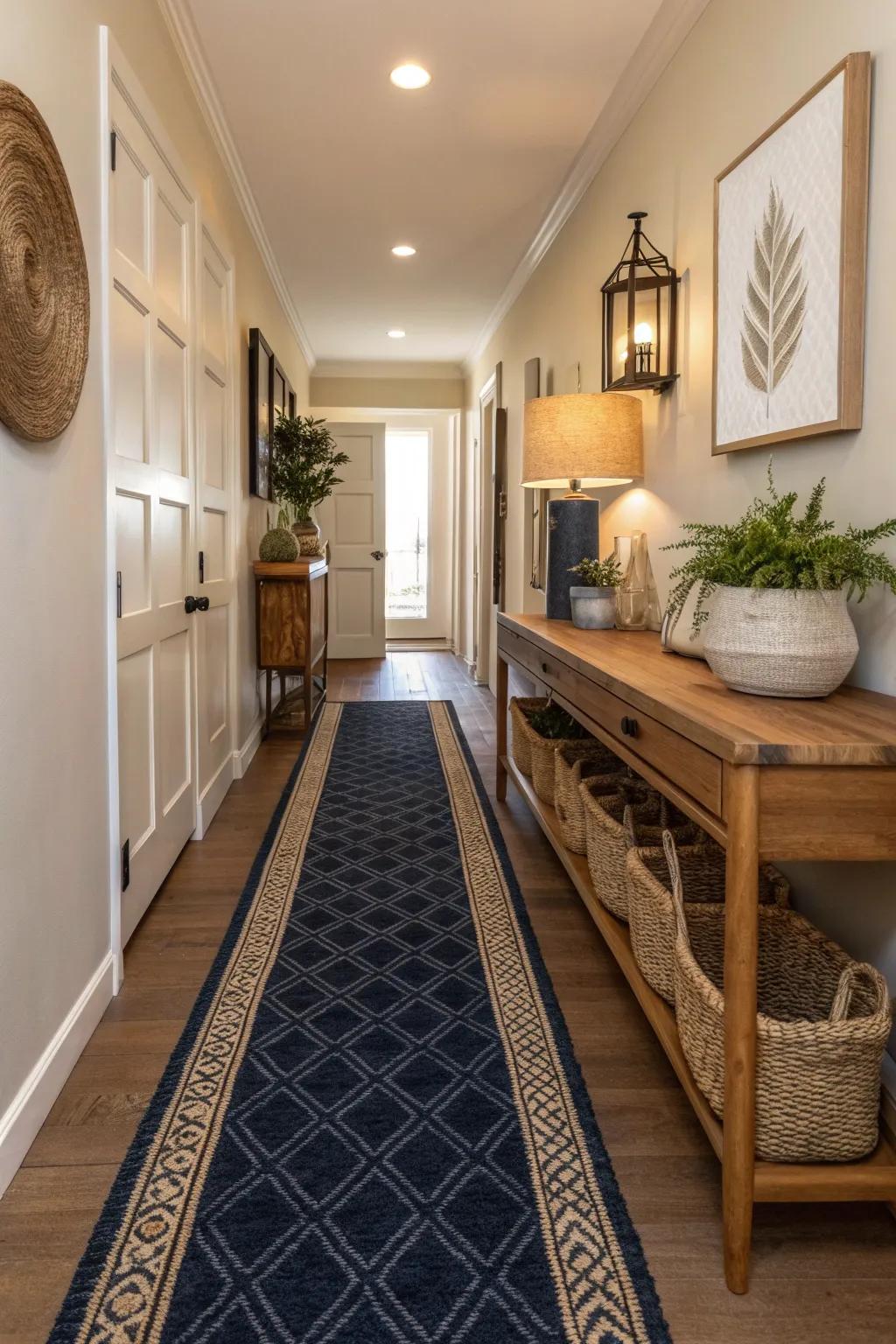 Create a cohesive look by integrating your runner with existing decor.