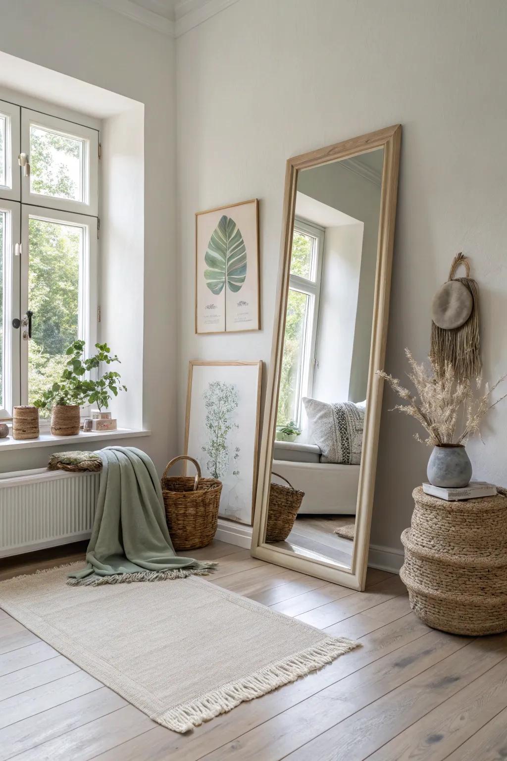 Double the impact with clever mirror placements.